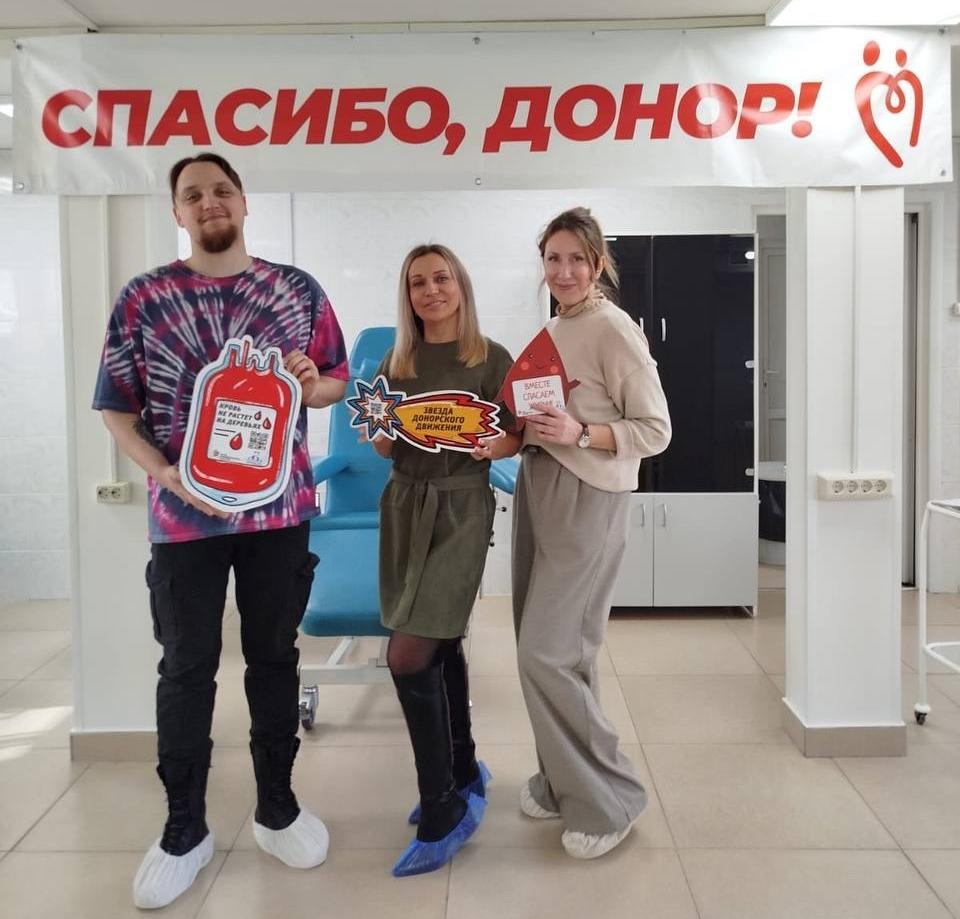 Специалисты ХРМК сдали кровь в Комсомольске-на-Амуре